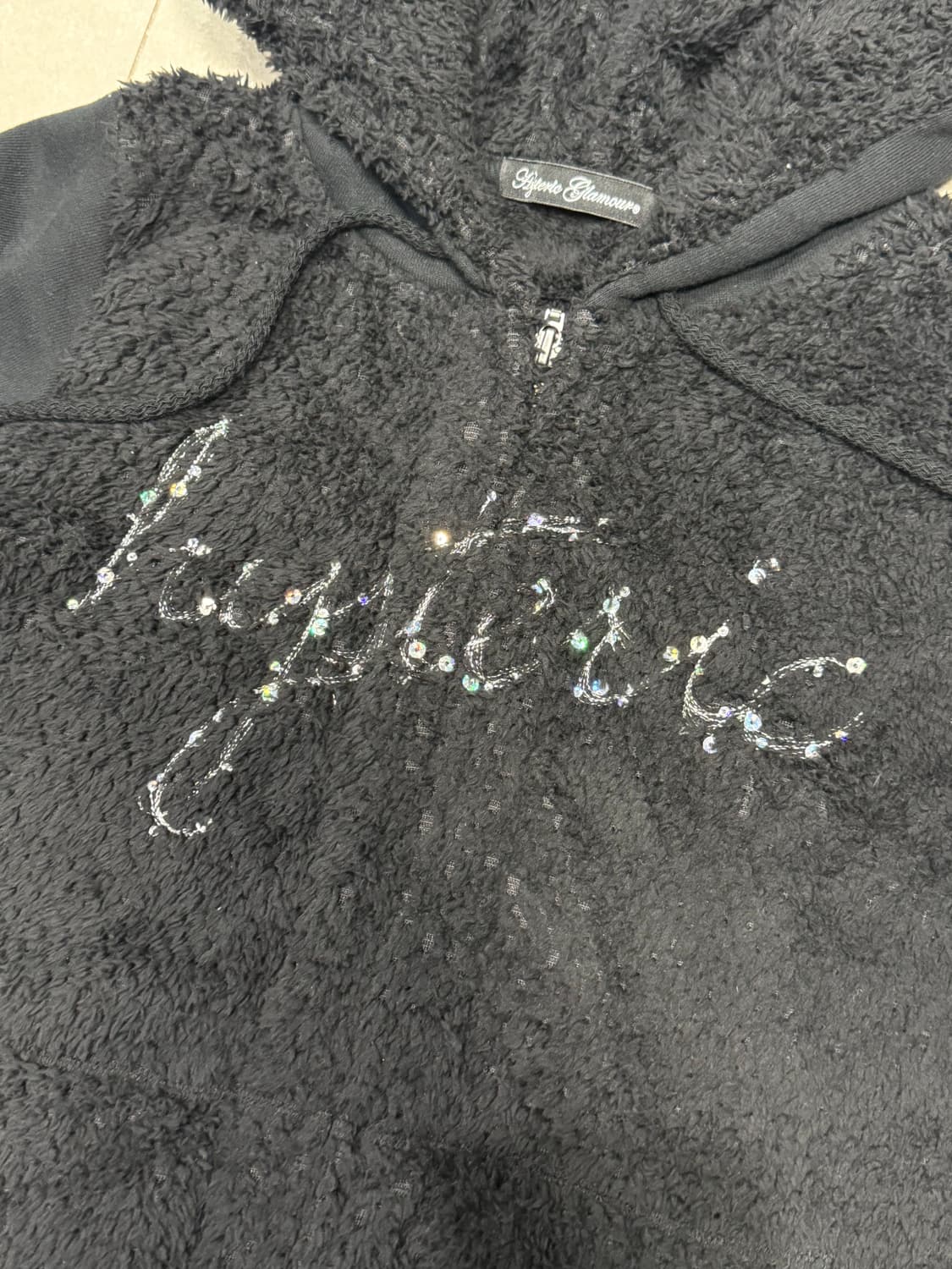 히스테릭 글래머 아카이브 해골 퍼 후드 집업 자켓 상품이미지4