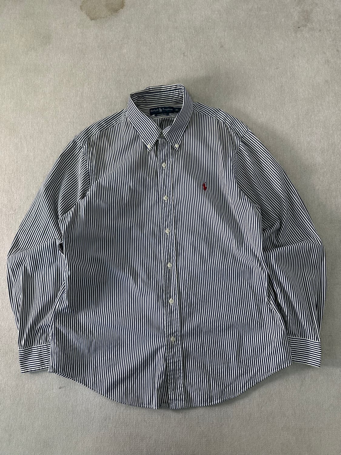 100 폴로랄프로렌 스트라이프 커스텀핏 셔츠 상품이미지1