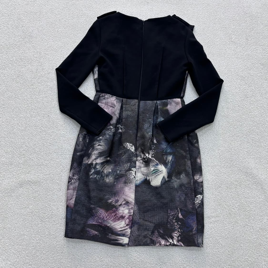 88-98-165 마인 마블패턴 미디 원피스 0428E 상품이미지2