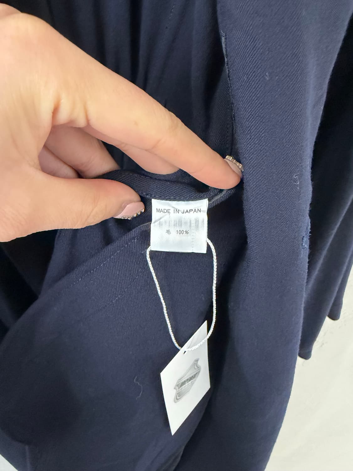 80s 요지 야마모토 플로럴 아플리케 롱 코트 상품이미지10