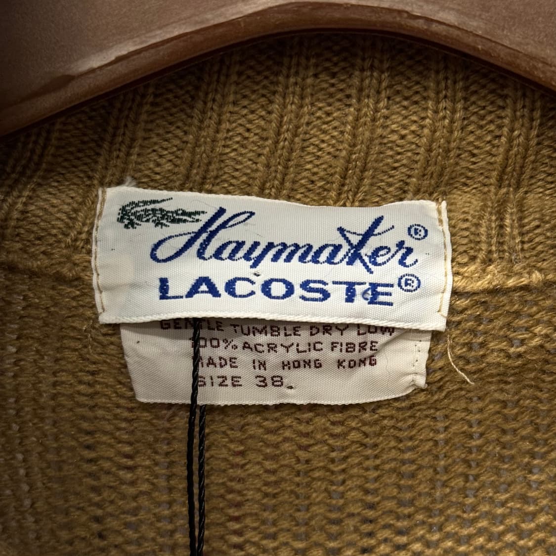 60s 70s 라코스테 울 집업 니트 / 아이조드 타일러 더 크리에이터 상품이미지6