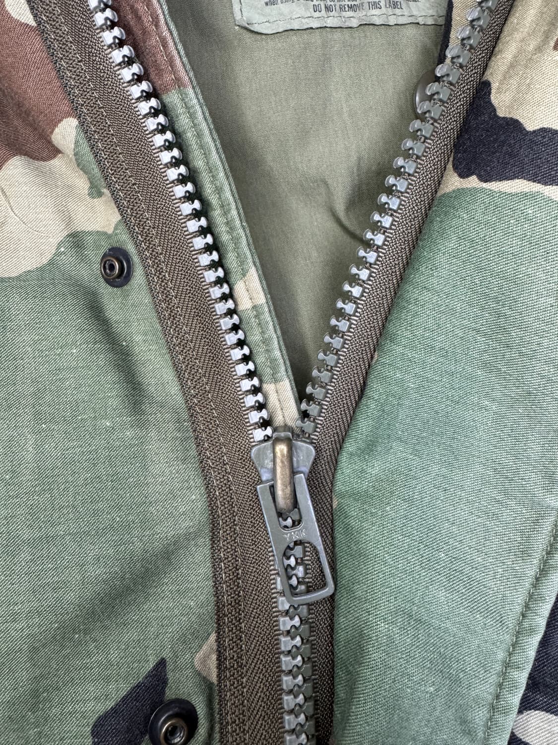 빈티지 90s us army 오리지널 m65 밀리터리 카모 CW 자켓 S 상품이미지4