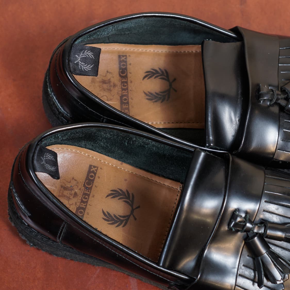 조지콕스 X 프레드페리 레더 테슬로퍼 상품이미지6