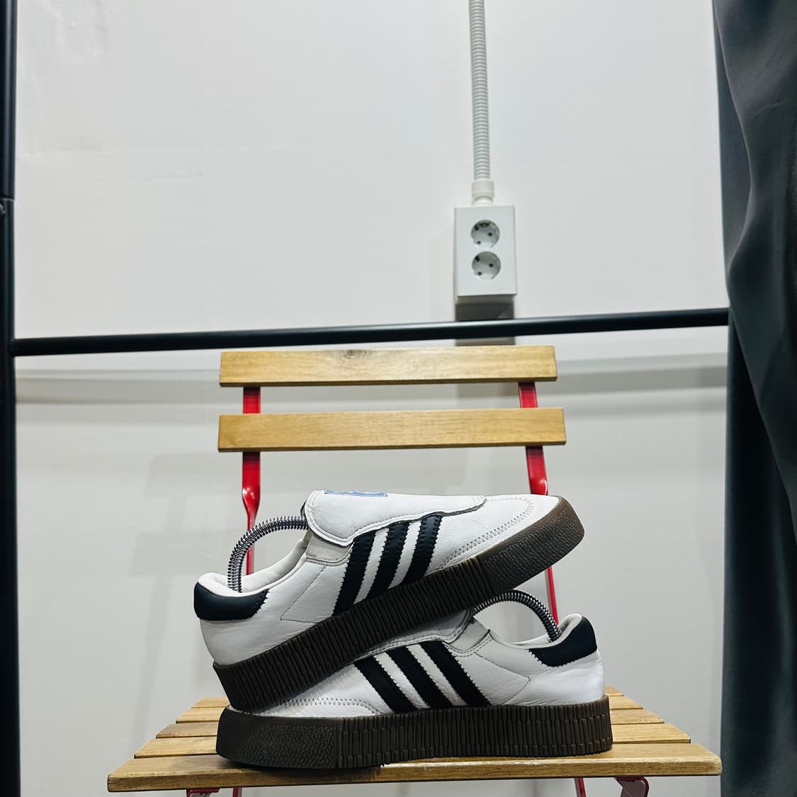 245) 아디다스 운동화 여성 여자 신발 삼바 클라우드 화이트 블랙 상품이미지8