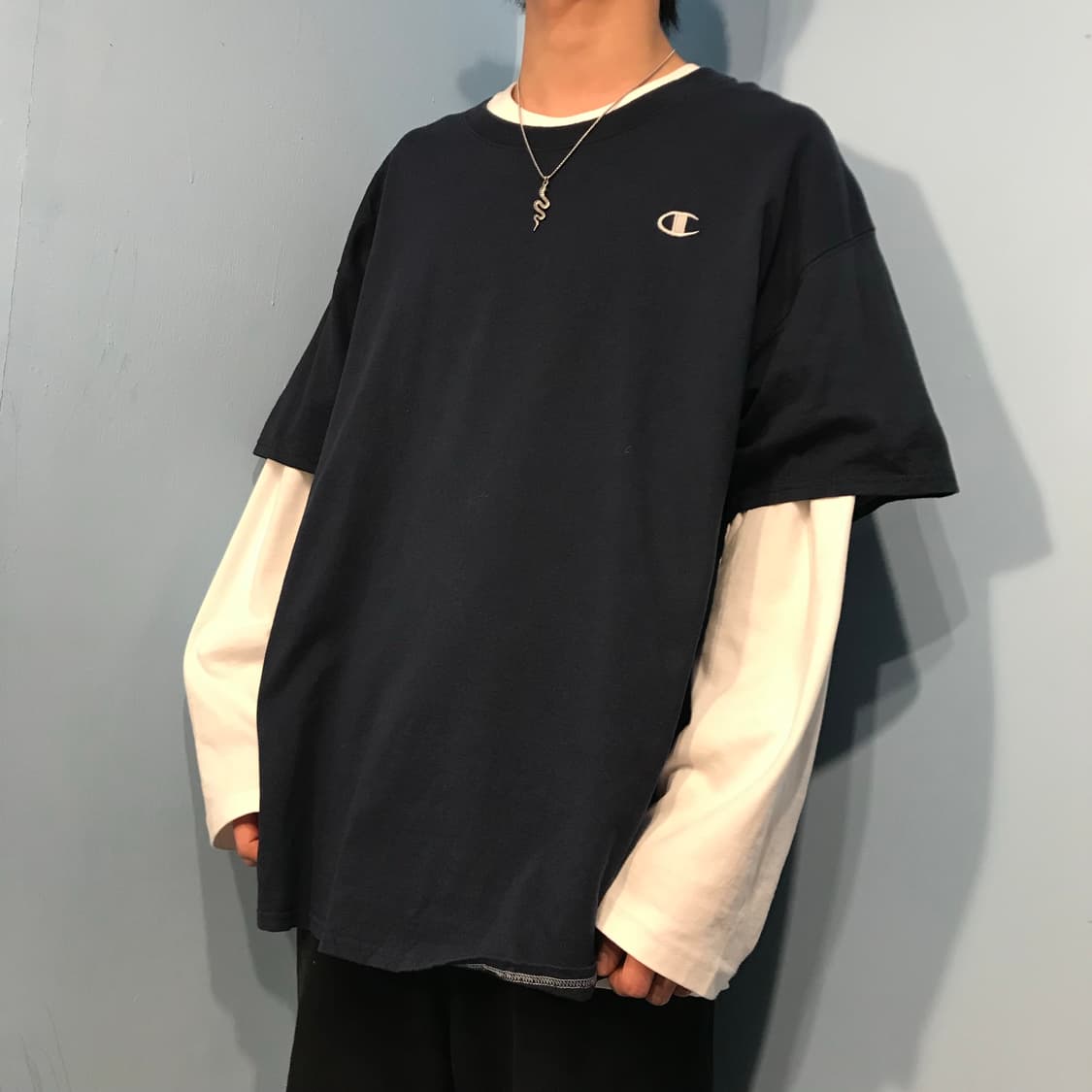 챔피언 올드스쿨 반팔  상품이미지5