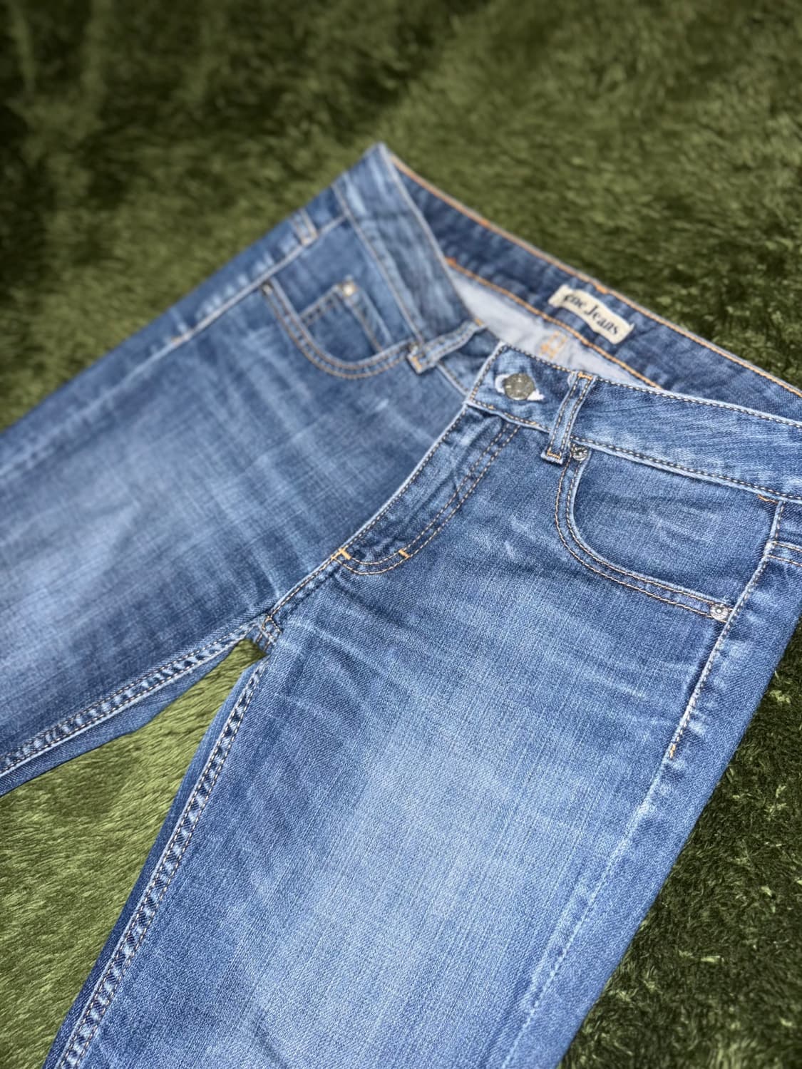 [27X32] 아크네 스튜디오 진스 빈티지 워싱 데님 팬츠 인디고 상품이미지5