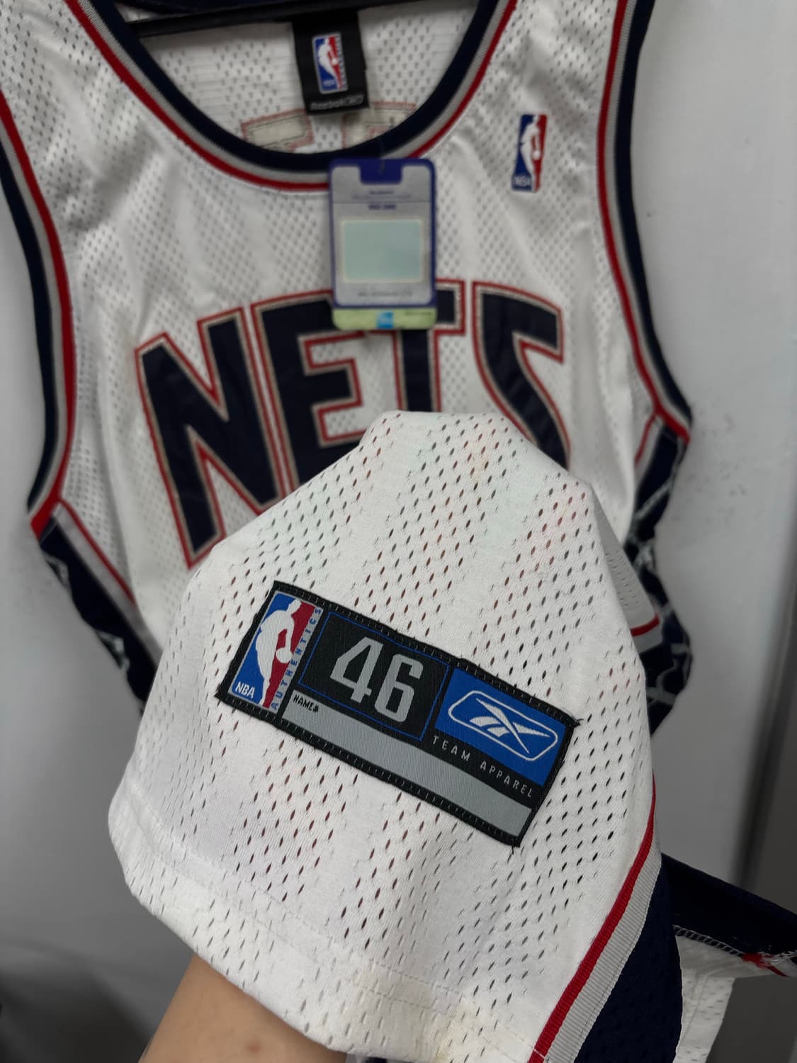 택부착 NBAx리복 빈스카터 농구 유니폼 상품이미지5