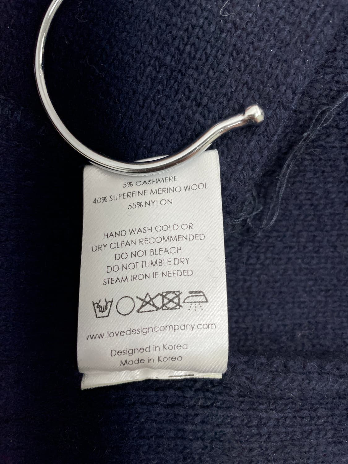 LYSM 캐시미어 혼방 바시티 니트 가디건 상품이미지6