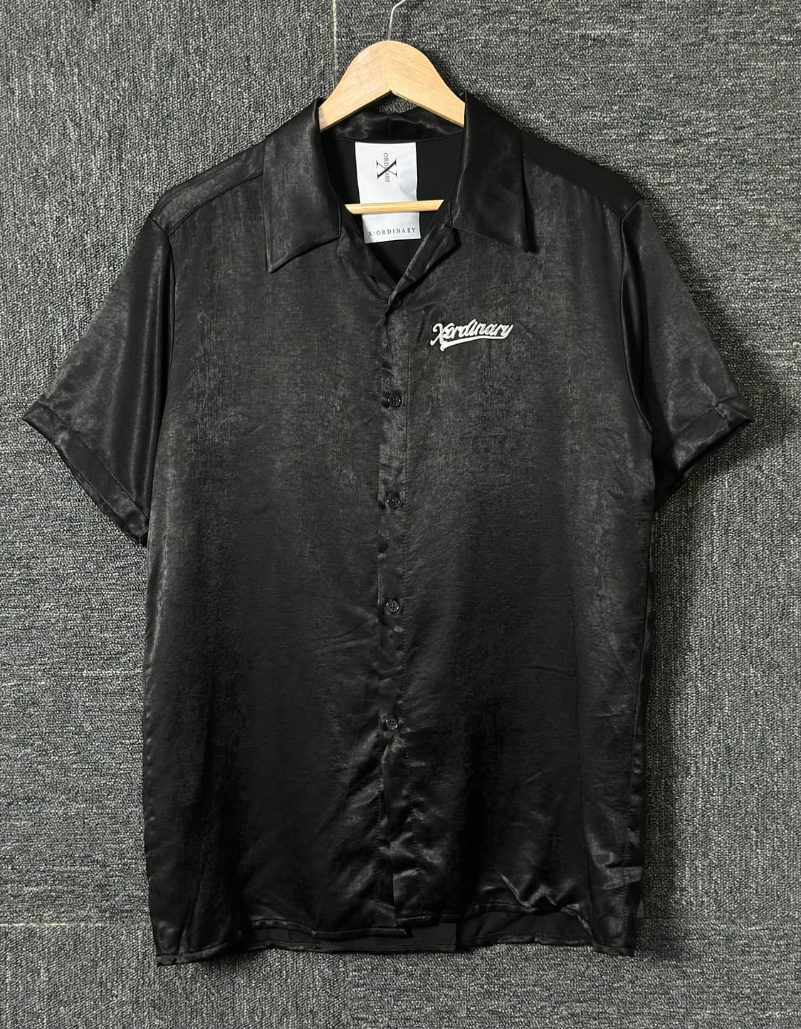 X:Ordinary 검정 반팔 셔츠 50 상품이미지1