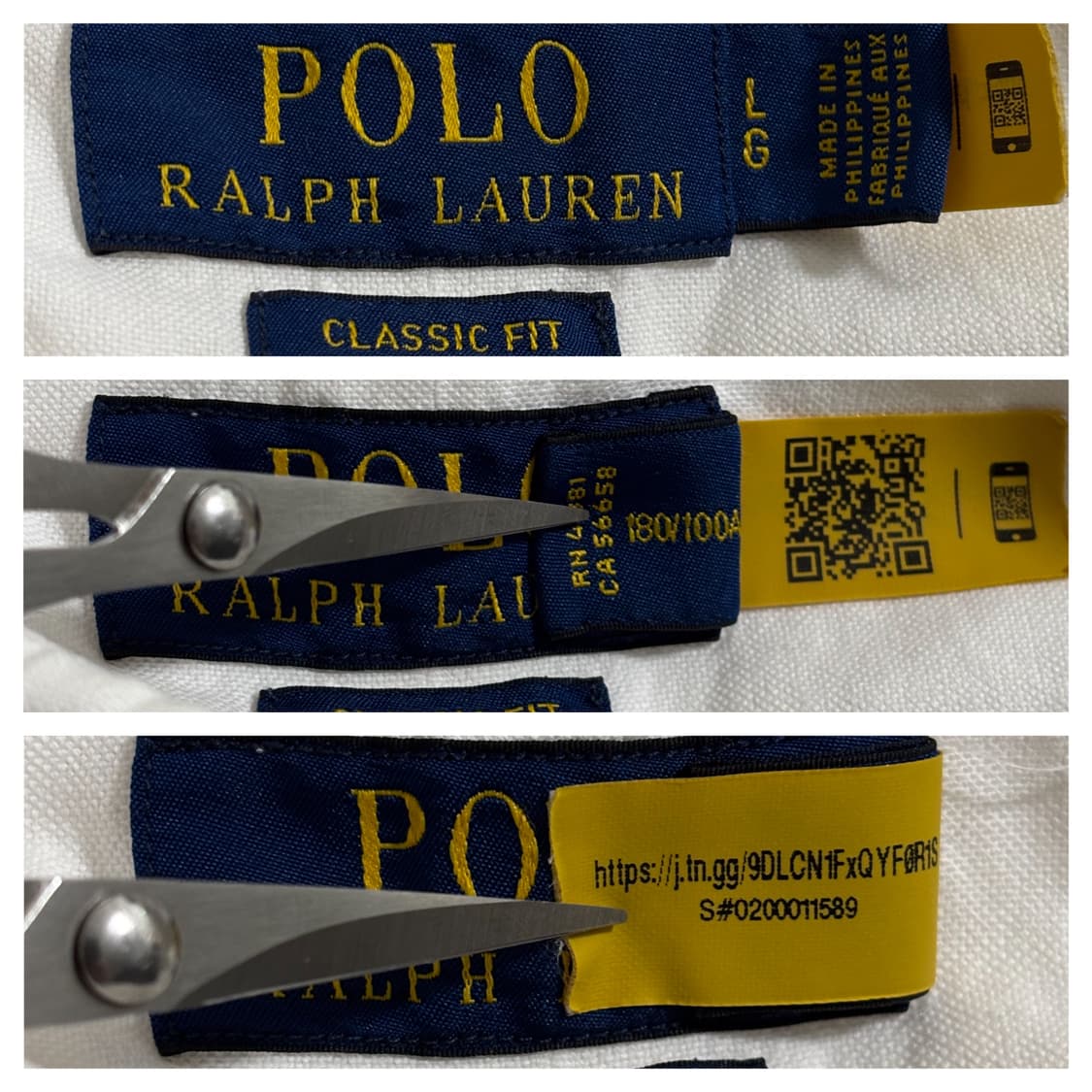 폴로 클래식핏 가먼트다이 옥스포드셔츠L/화이트 상품이미지7