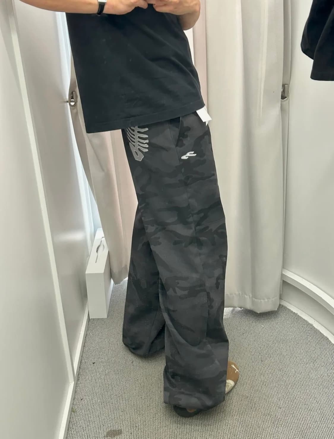 탄산마그네슘 X 이자반 고등어 팬츠 카모 그레이 (2) 상품이미지3