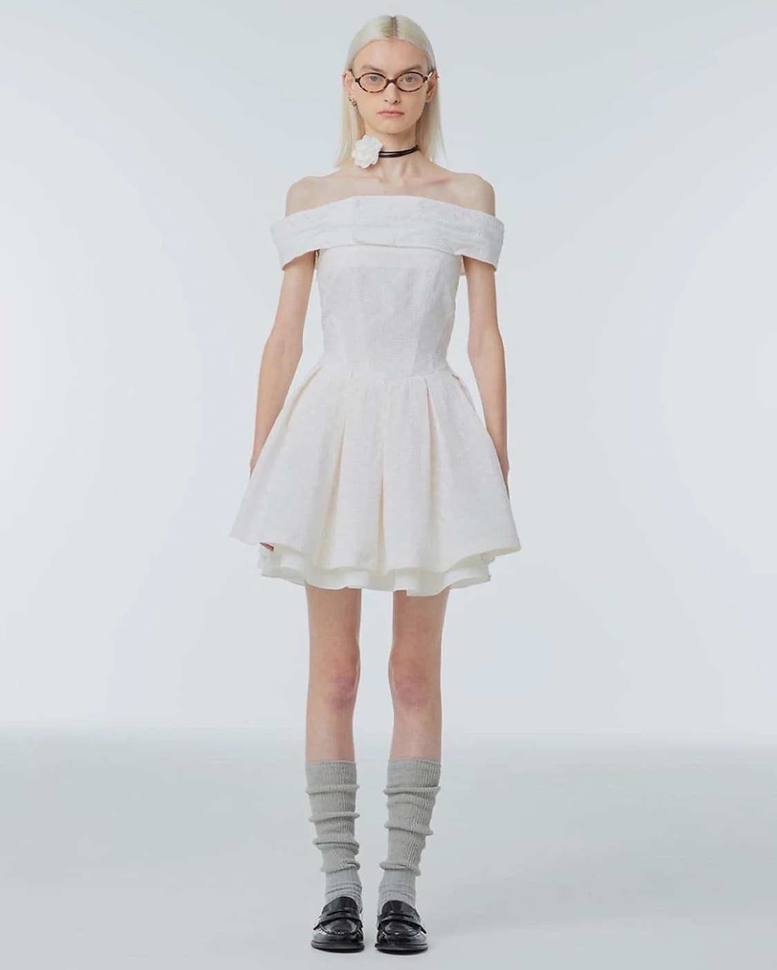 인스턴트펑크 오프숄더 원피스 상품이미지1