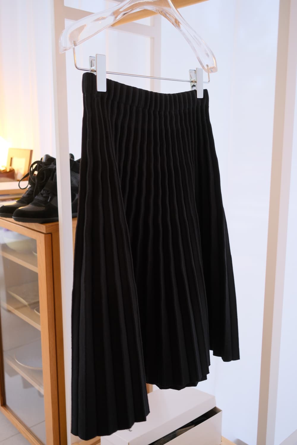 Knit pleated skirt 상품이미지2