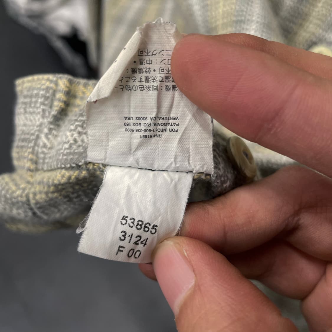 00s 파타고니아 오가닉 코튼 포켓 플란넬 셔츠 상품이미지8