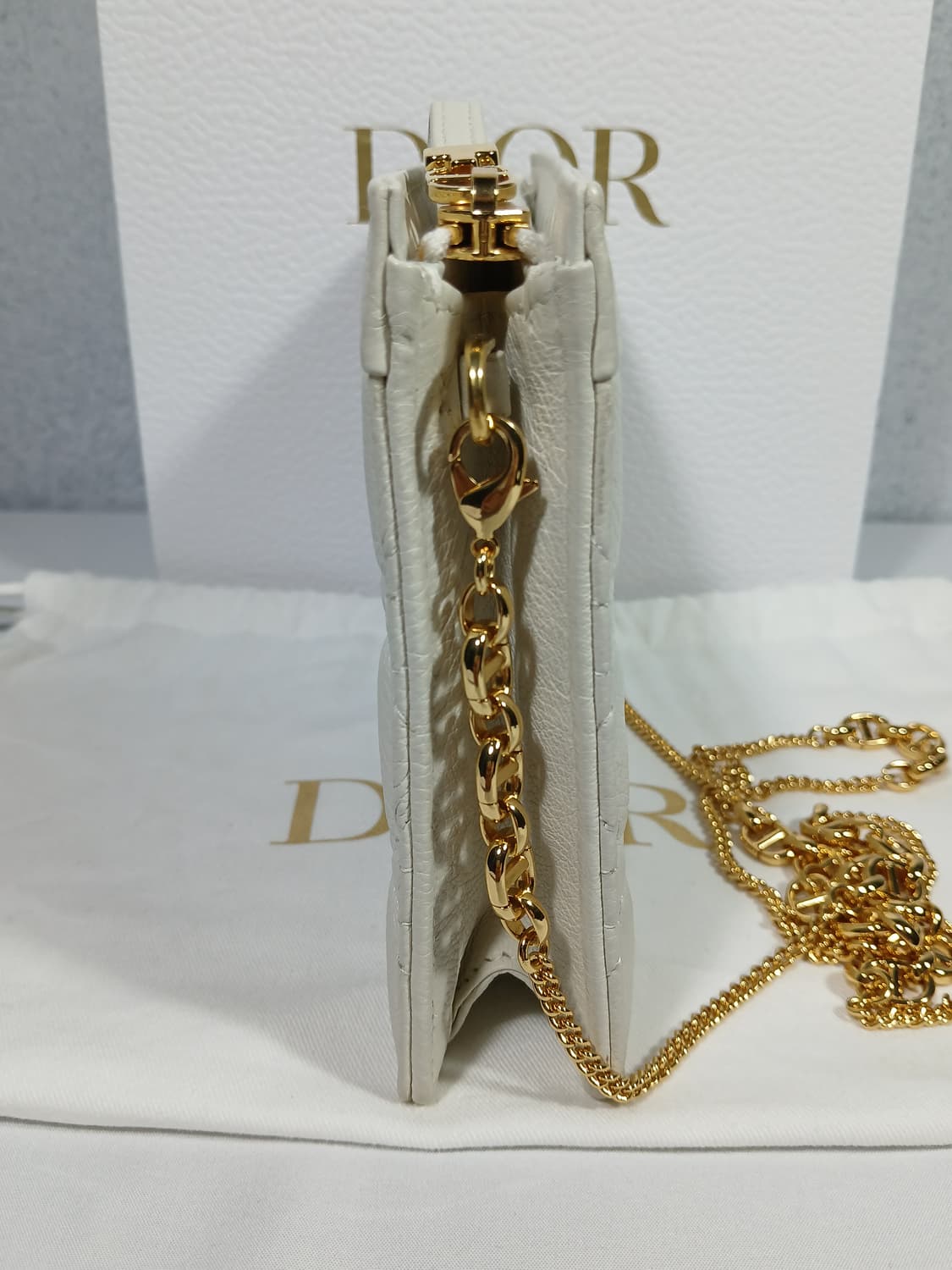 디올 카로 체인 지퍼 파우치백 S5106UWHC 상품이미지4