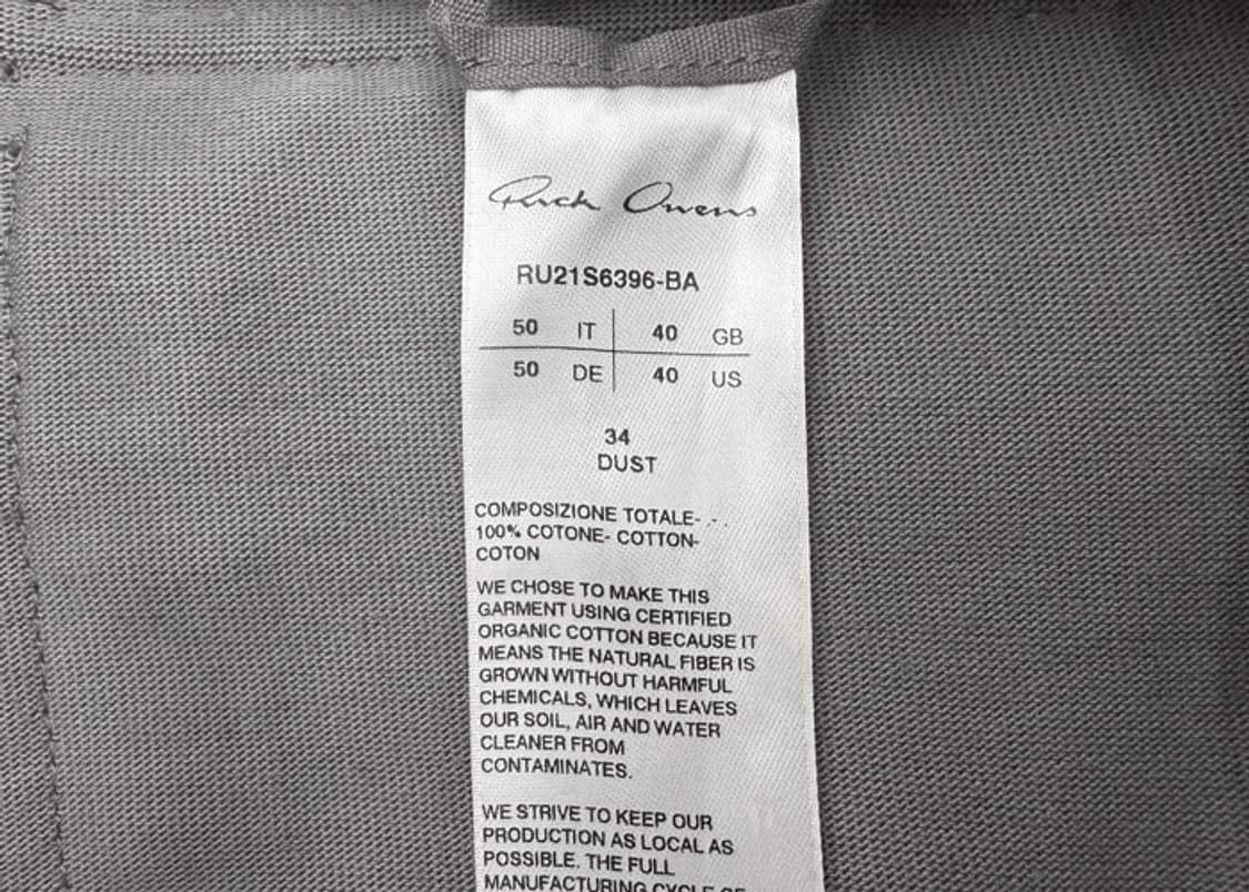 릭오웬스 마스토돈 카고 조거팬츠 더스트 상품이미지10