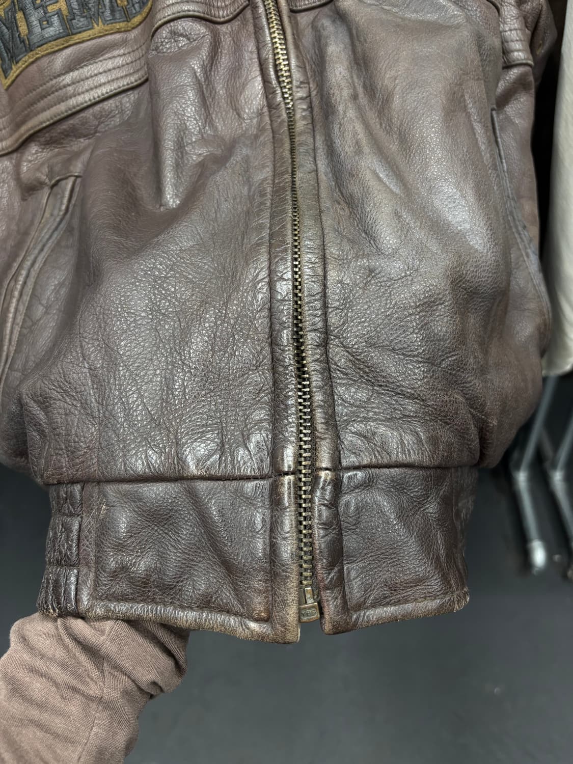 VTG 소가죽 봄버자켓 상품이미지7