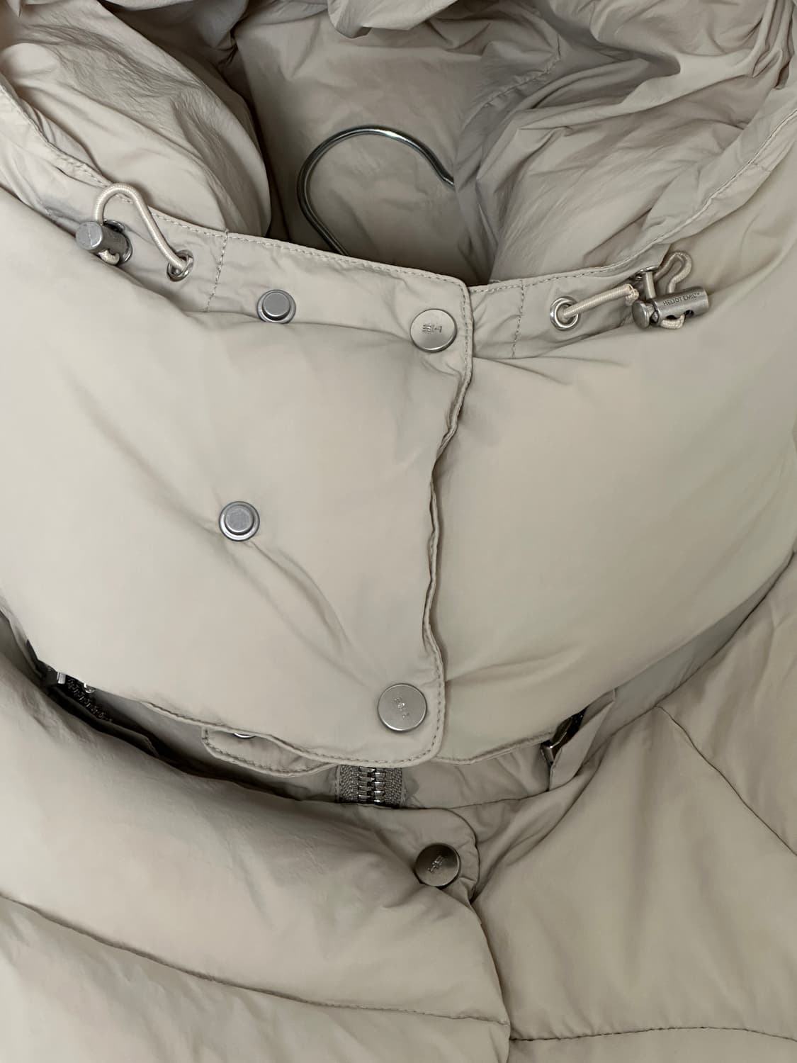 HELIOT EMIL scarf puffer 패딩 (스톤) 상품이미지6