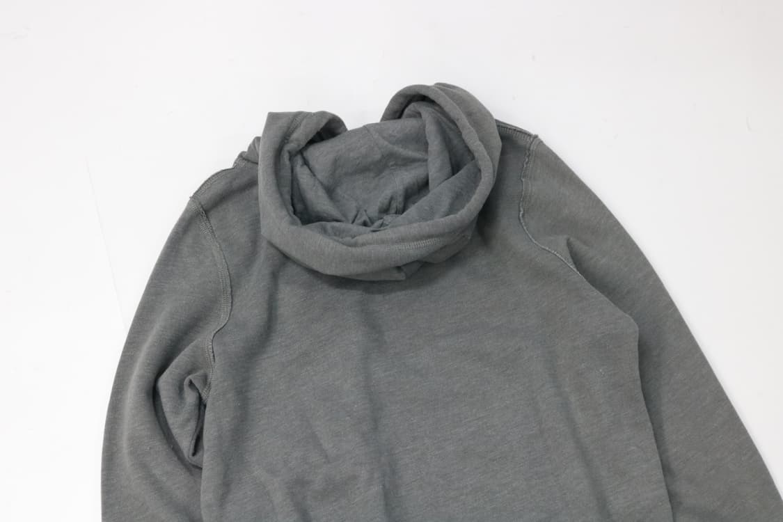 아베크롬비 빈티지 아치 로고 차콜 그레이 후드 티셔츠 (M) 상품이미지8