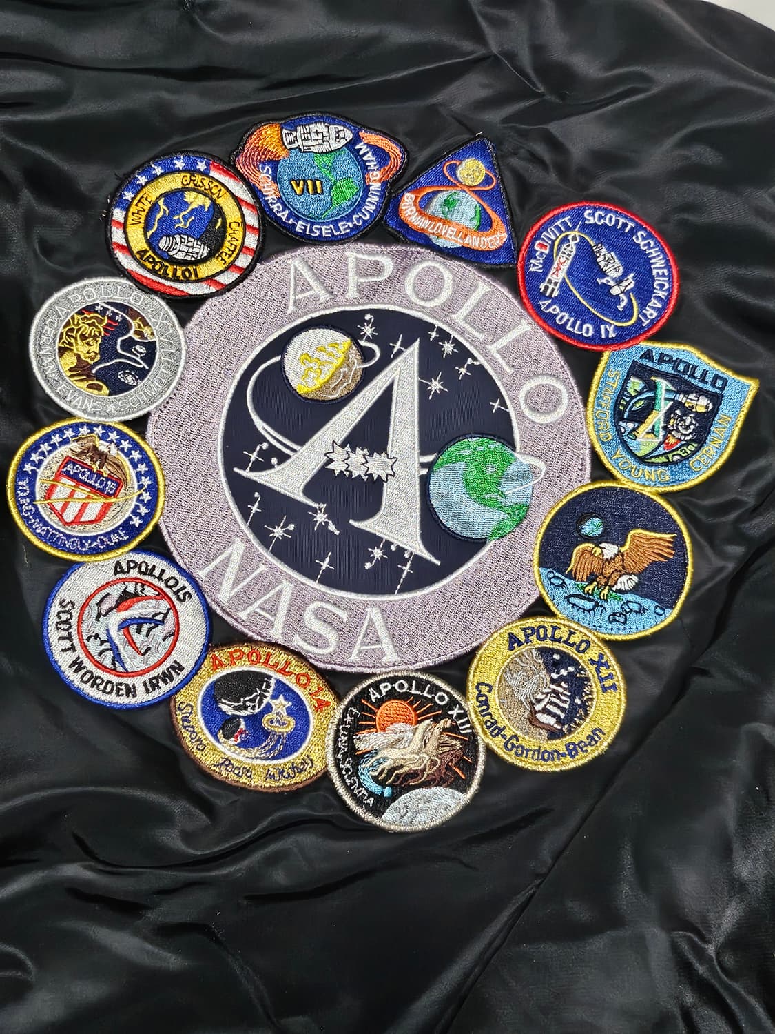 알파인더스트리 NASA MA-1 봄버 자켓 블랙 XS 상품이미지6