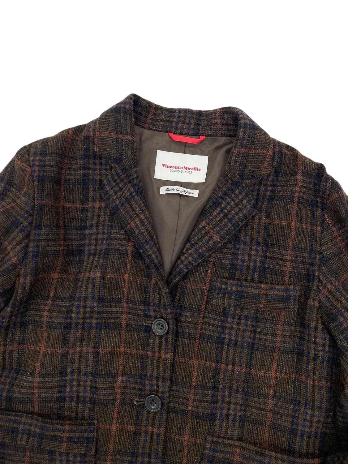 Vincent et Mireille 울 블렌드 3버튼 워크 자켓 상품이미지3