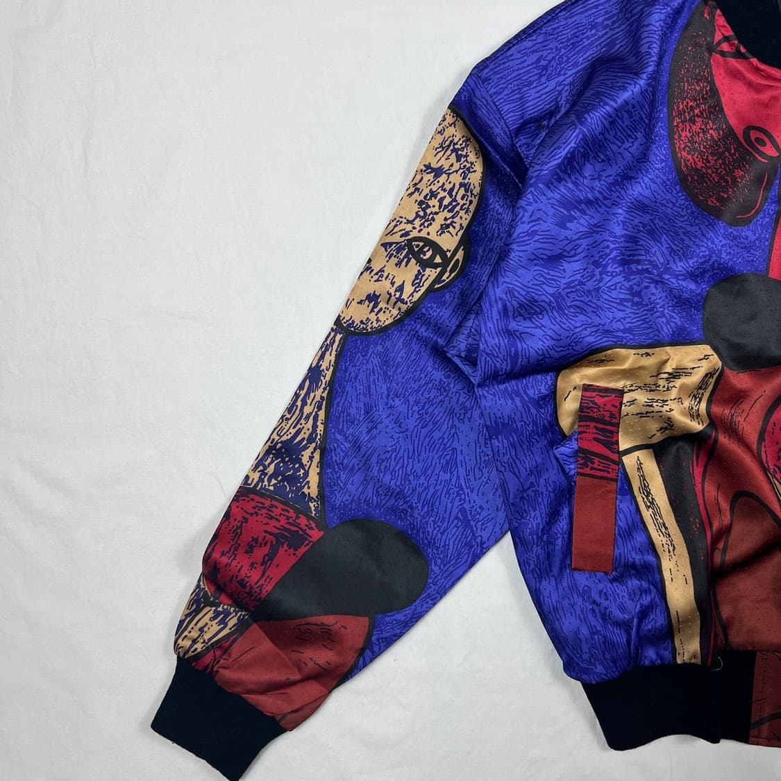 90‘s picasso 올 프린트 블루종 자켓 상품이미지5