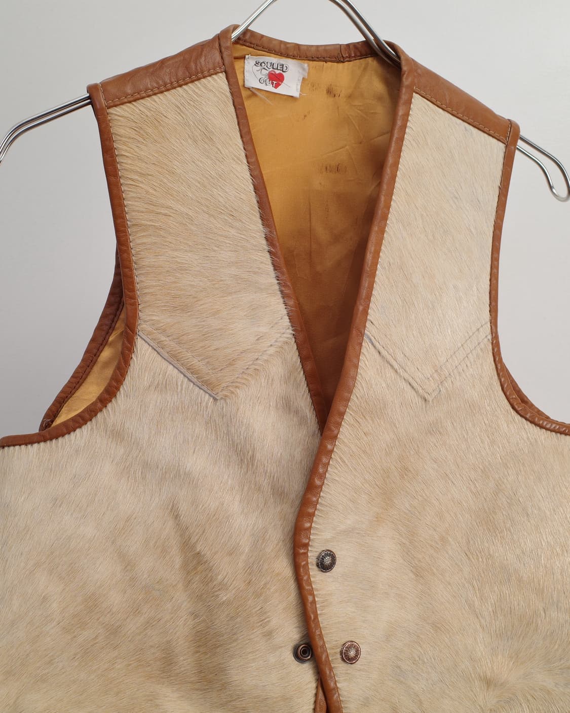 western leather vest 상품이미지2