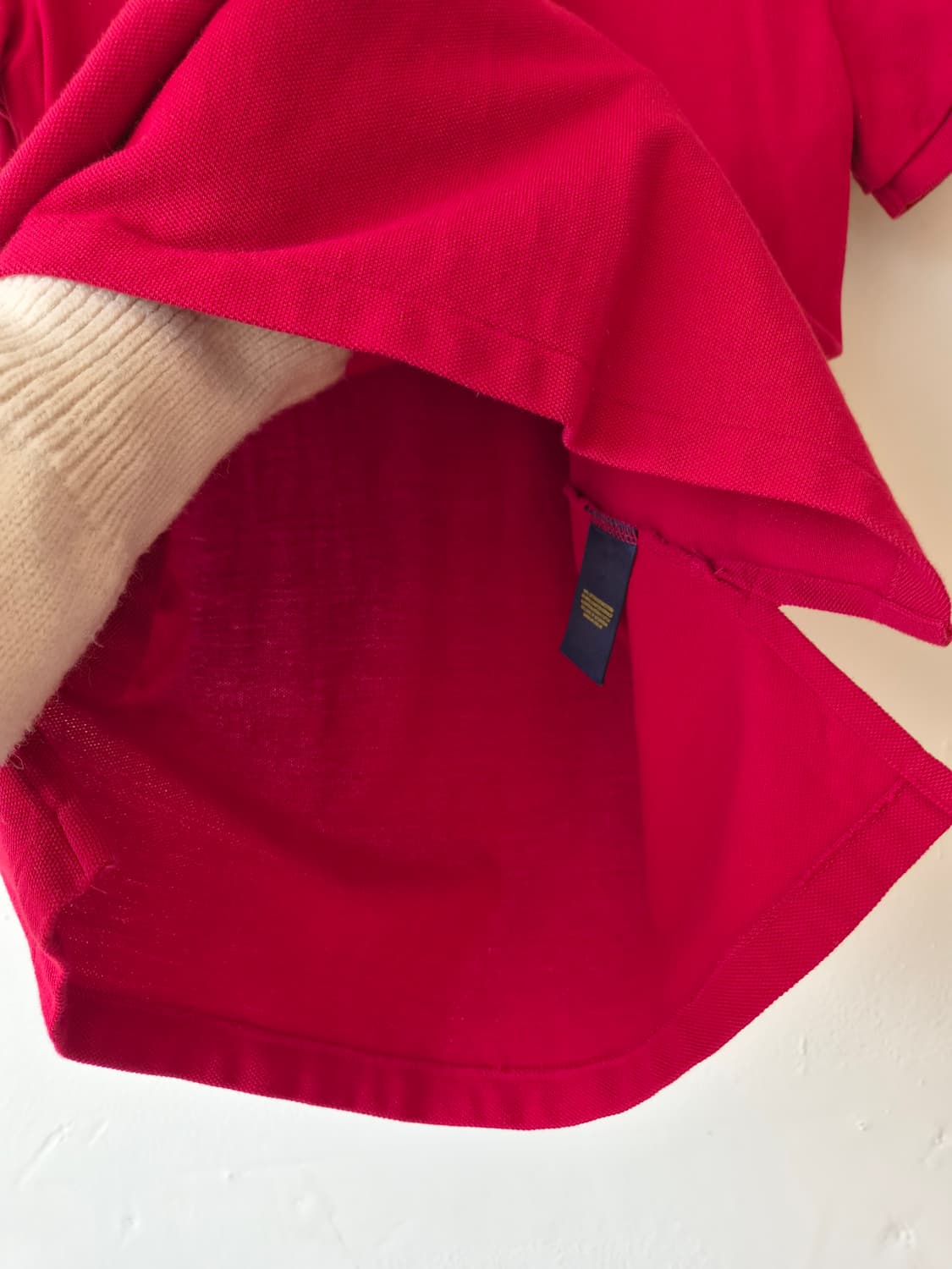 폴로랄프로렌 주니어 레드 PK카라반팔티셔츠 상품이미지6