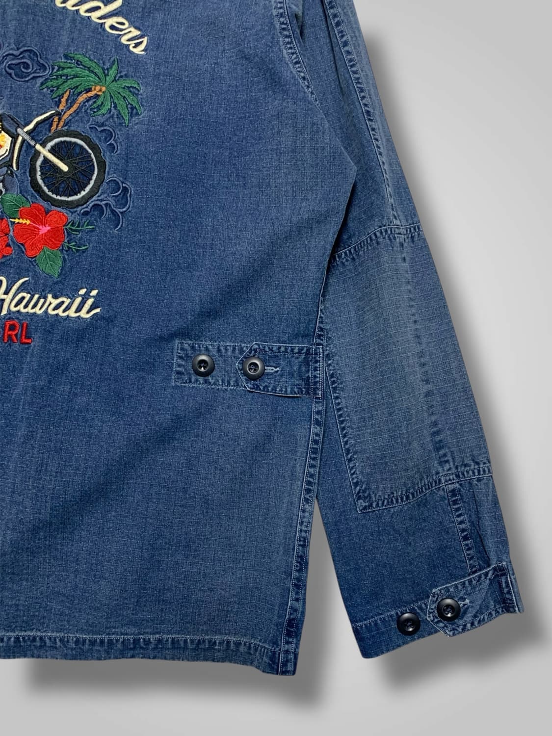 [M]폴로 드래곤 라이더스 하와이안 자수 데님 워크 자켓 상품이미지8