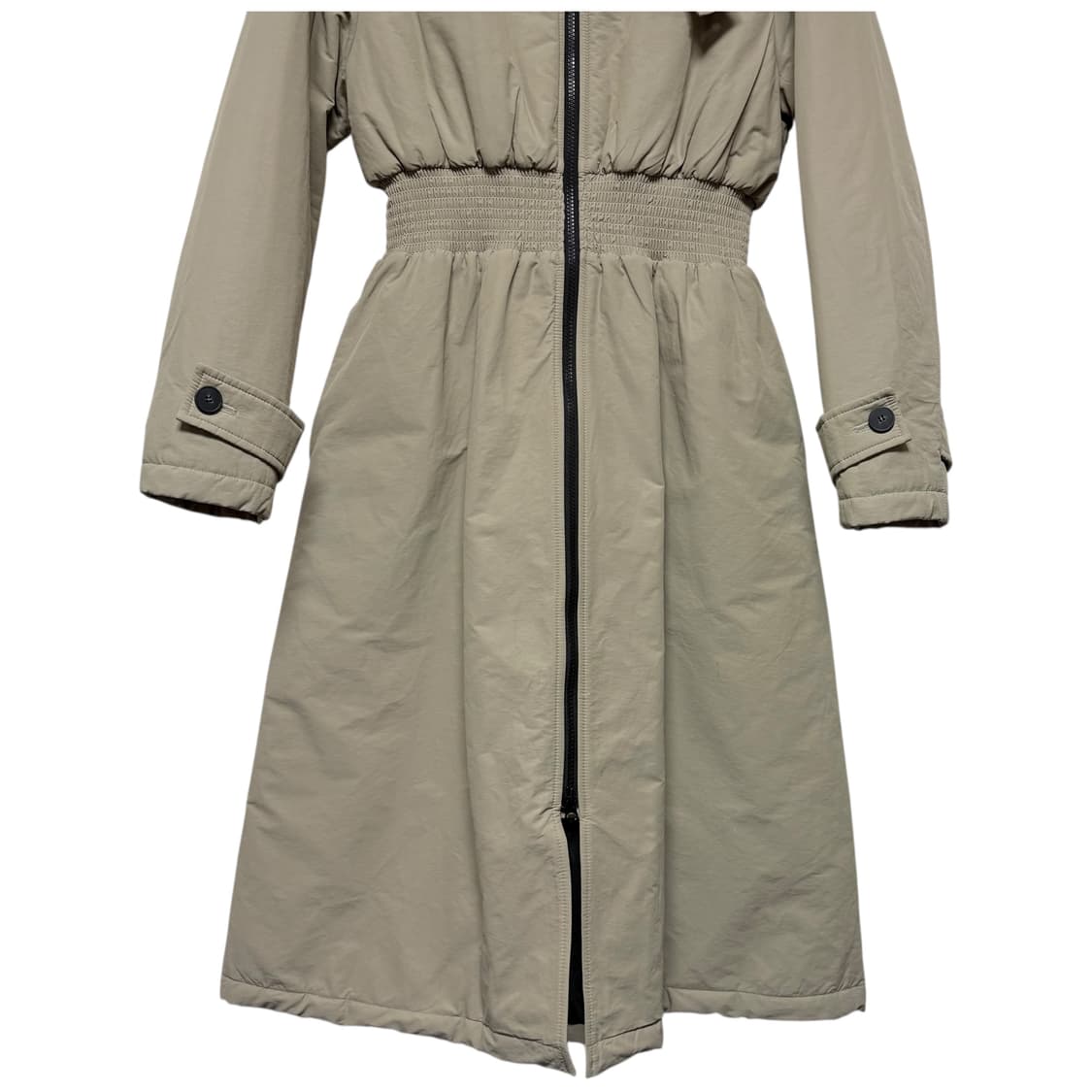 3740 에트몽 스모크 패딩 코트 카키 베이지 상품이미지5