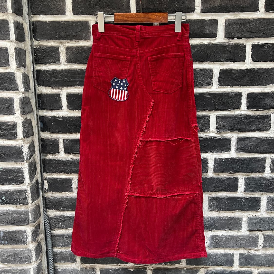 코듀로이 패치 스커트 상품이미지5