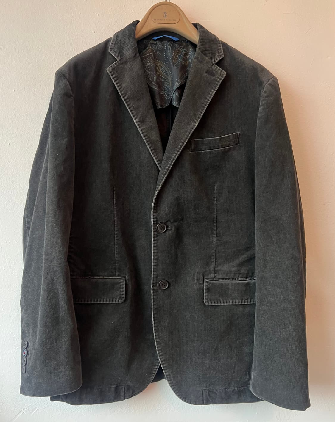 헨리코튼 남성 카키 코듀로이자켓  상품이미지1