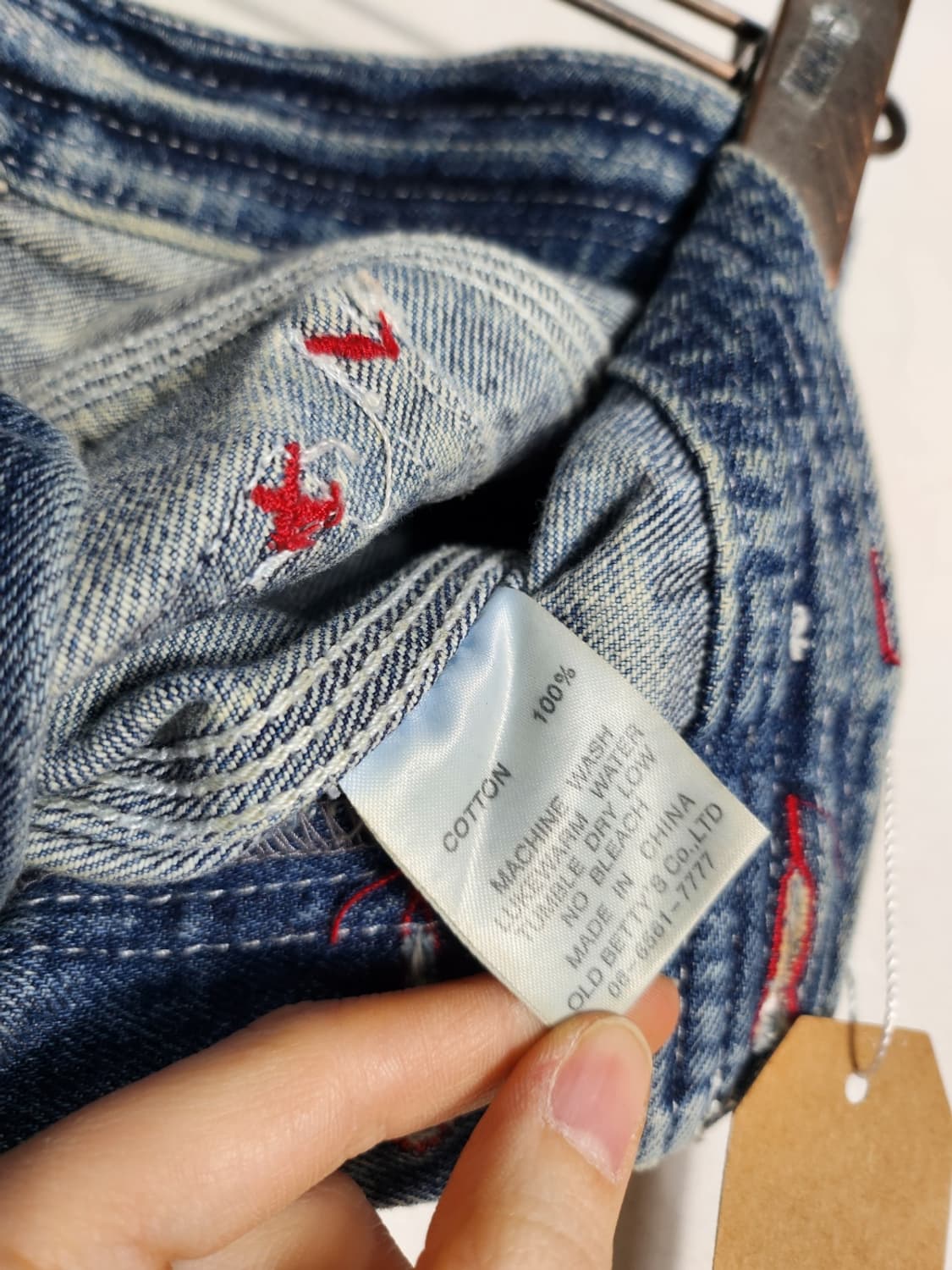 빈티지 카펜더 데님 스커트 상품이미지5