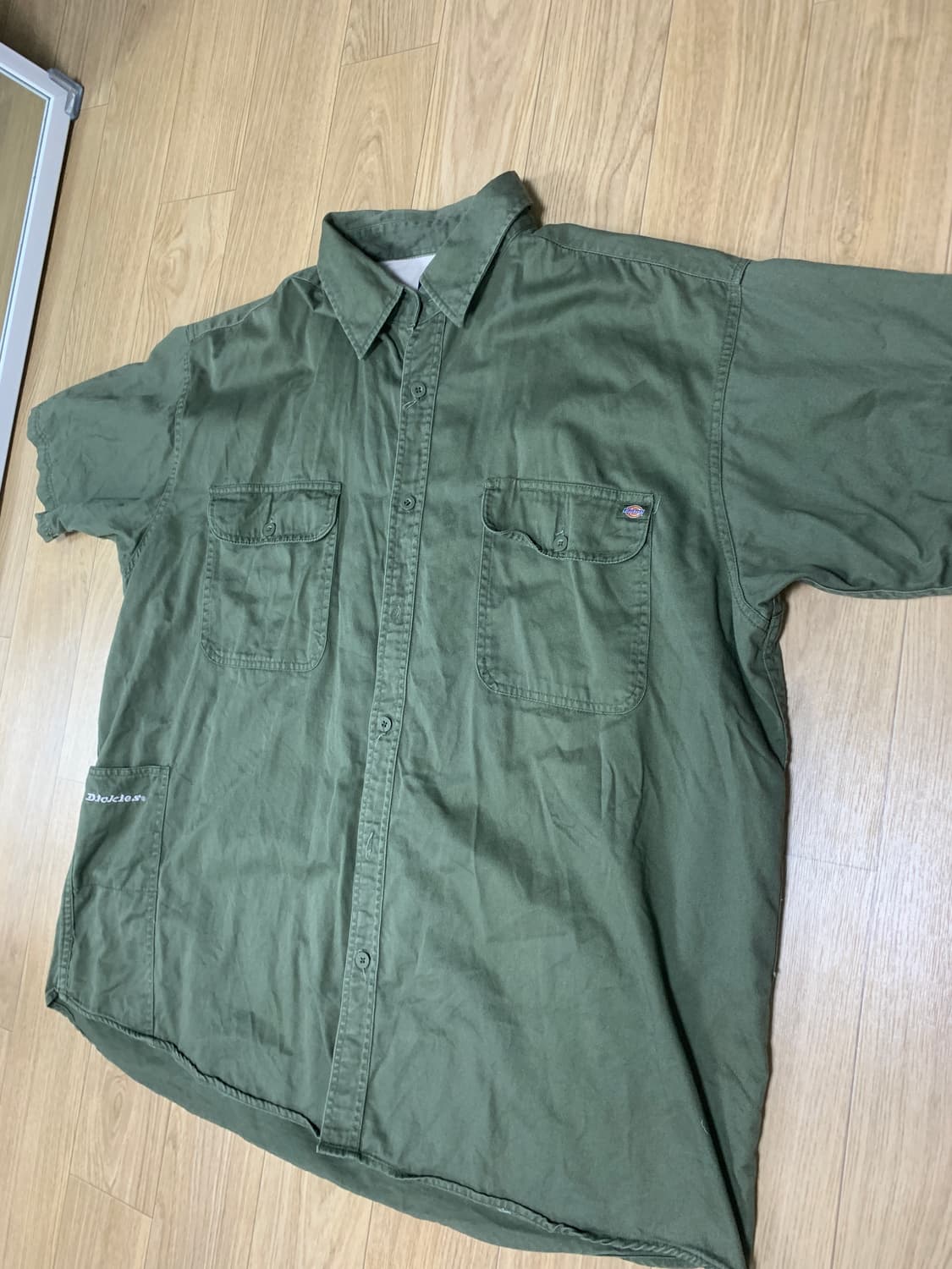 2XL) Dickies 디키즈 워크 반팔셔츠 상품이미지1