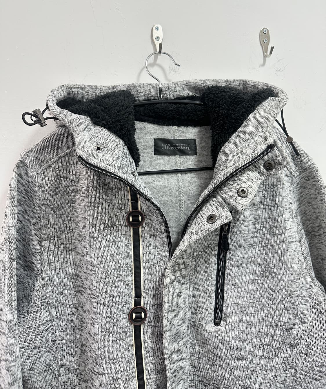 Thruxton gray fur buttoned detail jacket 상품이미지6