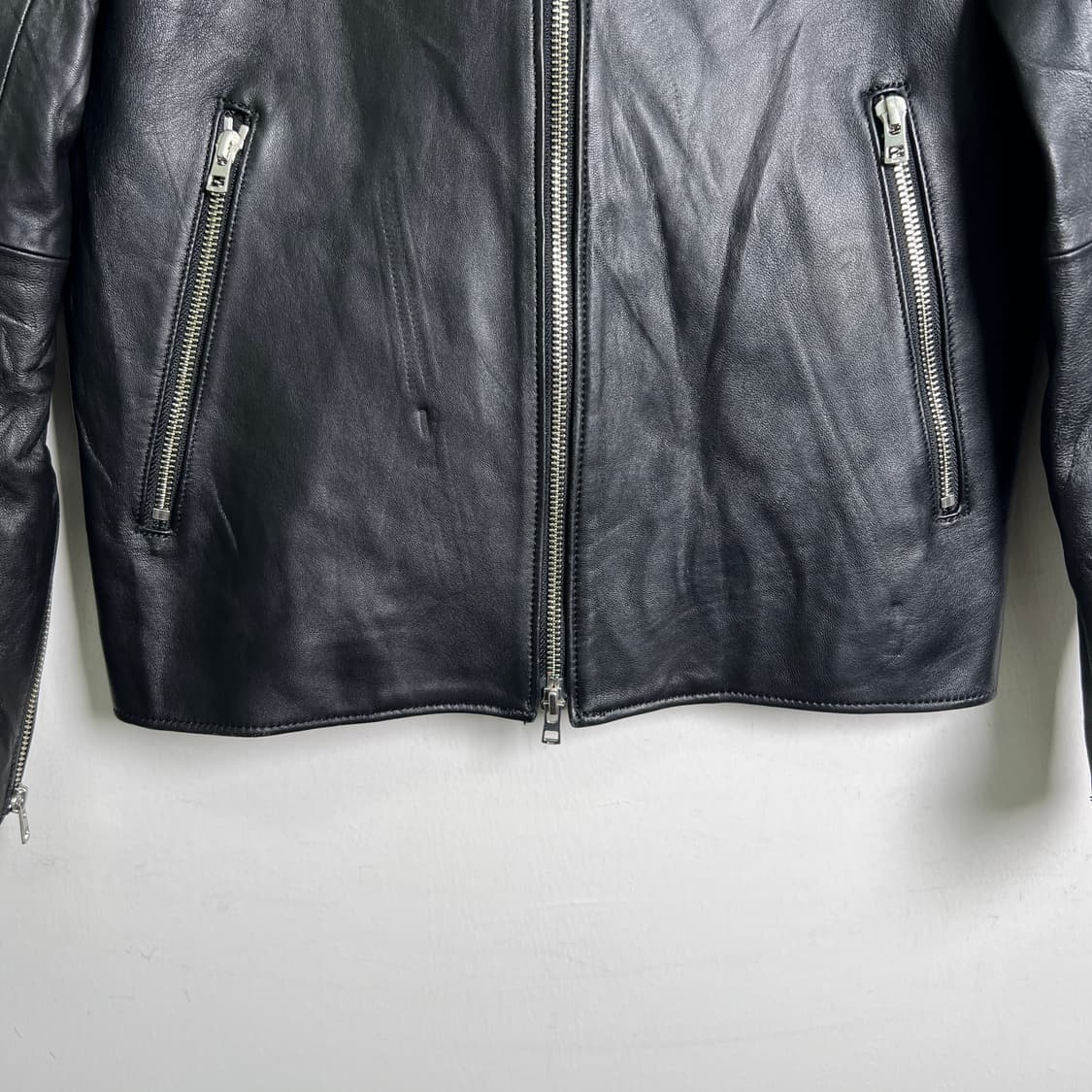 Lidnm 싱글 라이더 가죽 자켓 M 상품이미지5