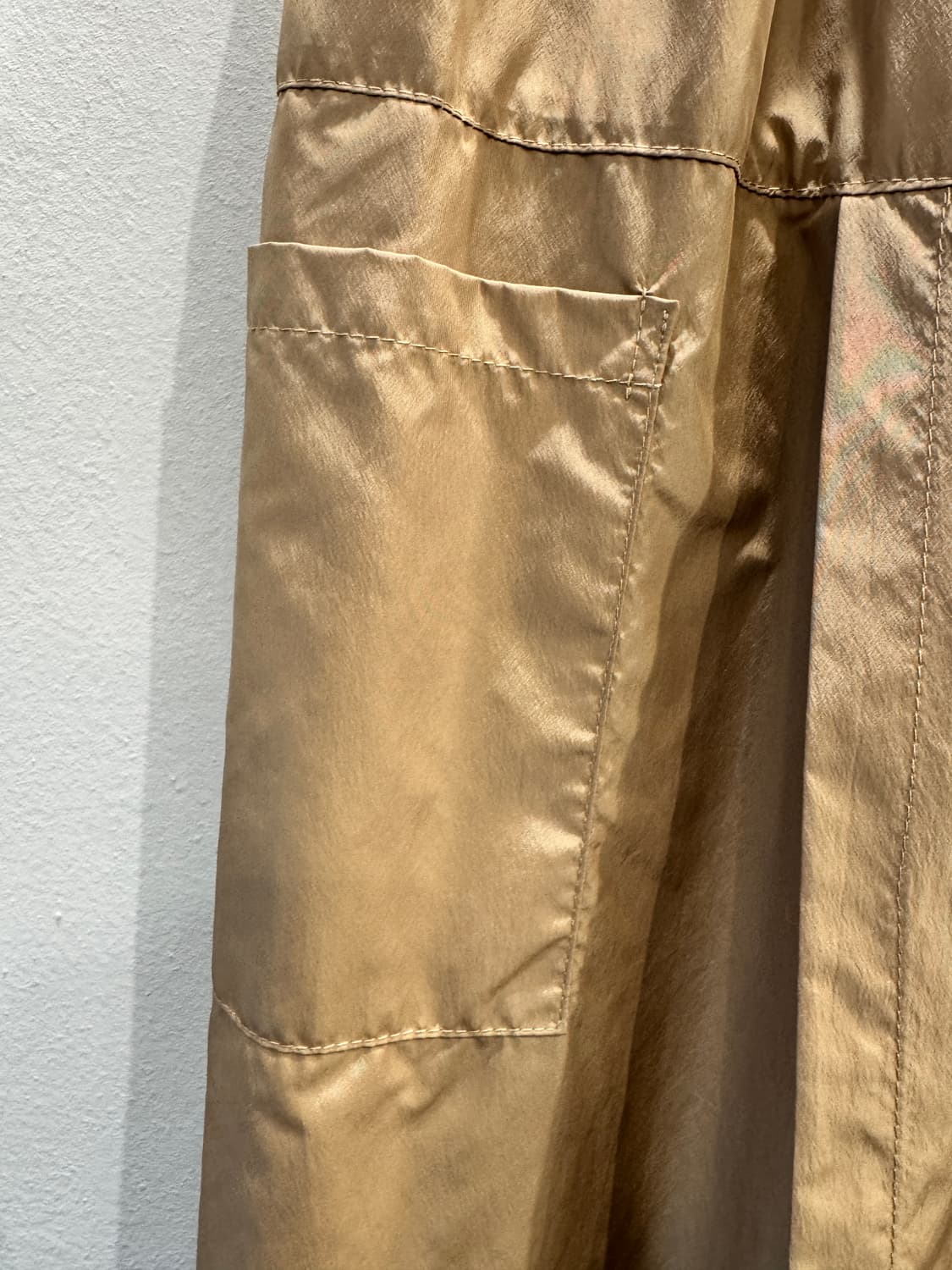 vintage 나일론 랩밴딩 와이드팬츠 상품이미지3