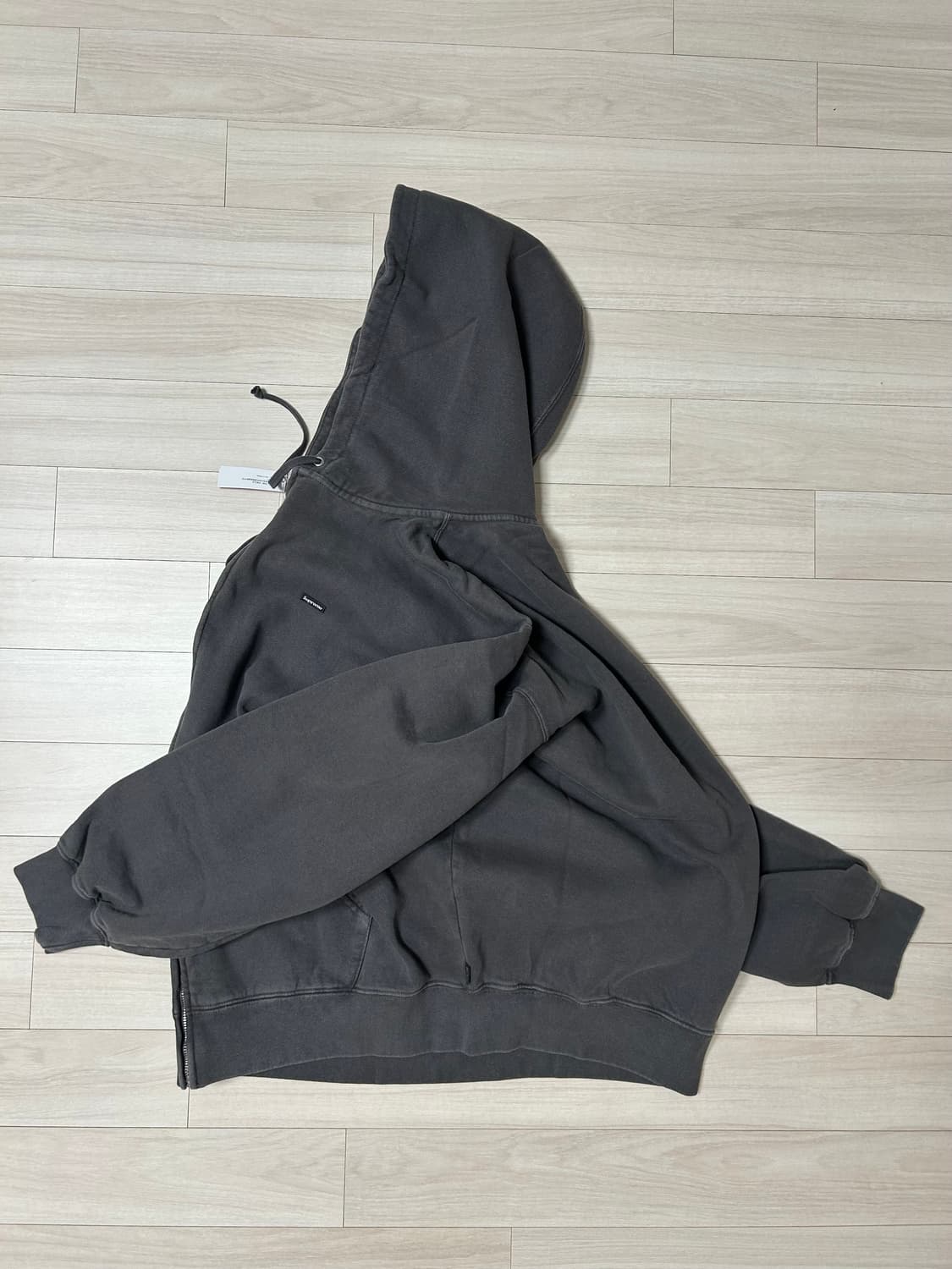 (XL) 슈프림 오버다이드 스몰박스로고 후드집업-24ss 상품이미지3