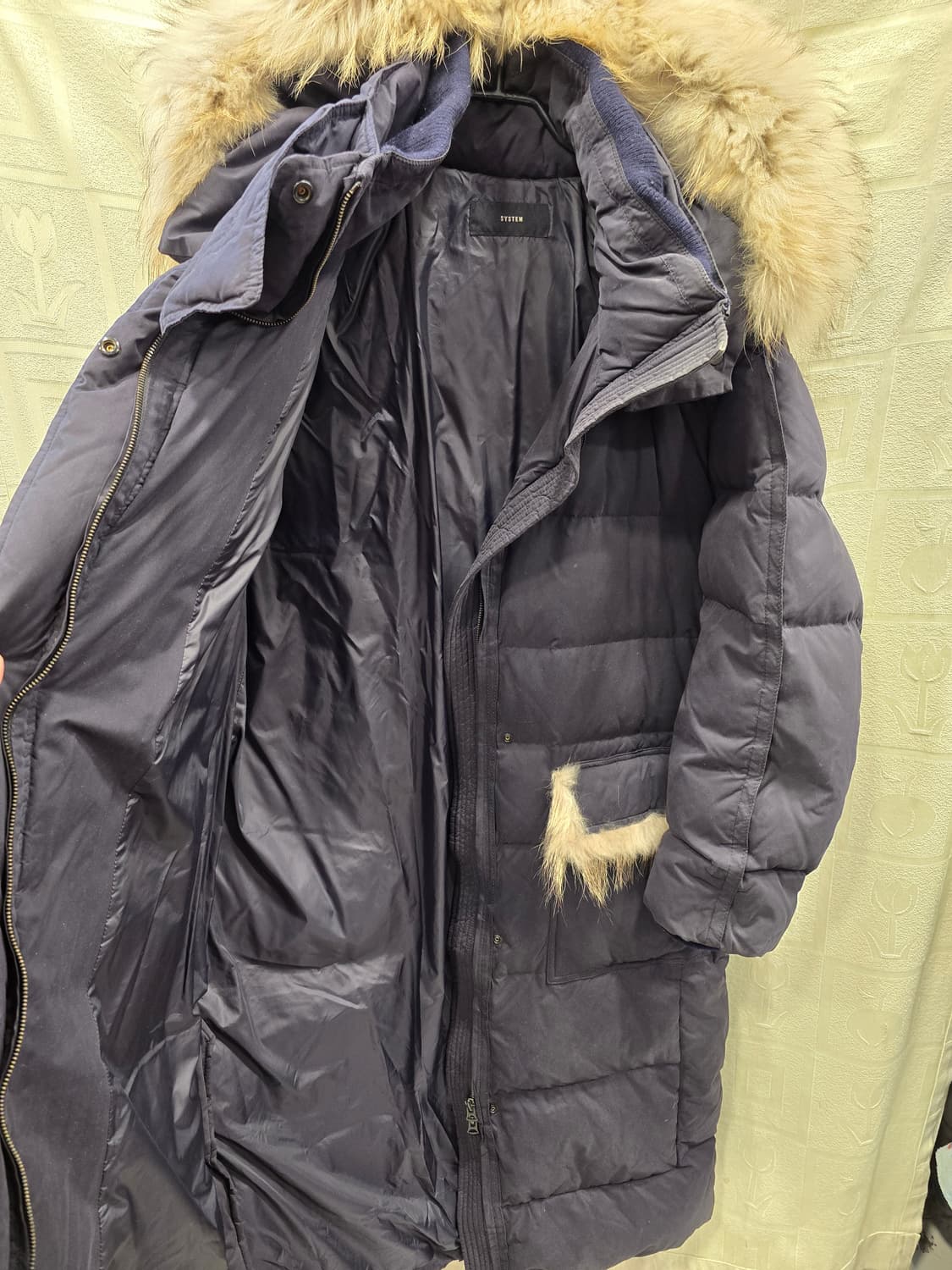 한섬 시스템 SYSTEM 구스다운 롱패딩 66~77 상품이미지8