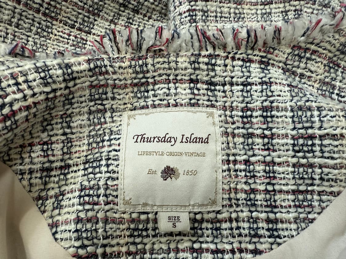 Thursday Island 트위드 자켓 S 상품이미지5