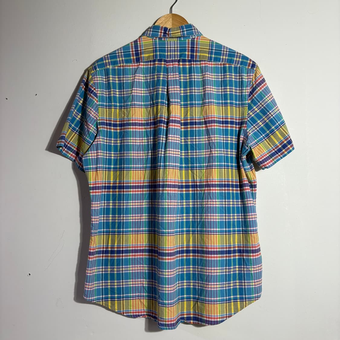 폴로 랄프로렌 멀티 컬러 체크 반팔 셔츠 (무료배송) 상품이미지5