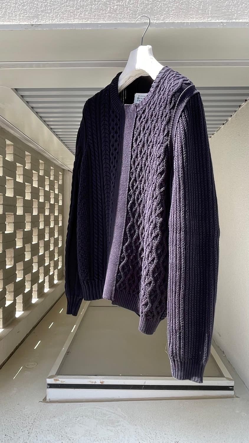 🖤 Maison Margiela 마르지엘라 패치워크 니트 (10라인 상품이미지6