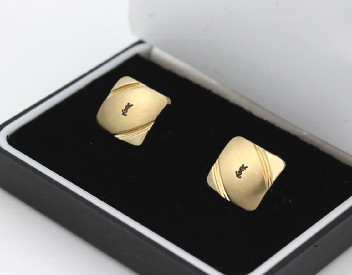 입생로랑 A-등급 남자 명품 커프스 빈티지 상품이미지1