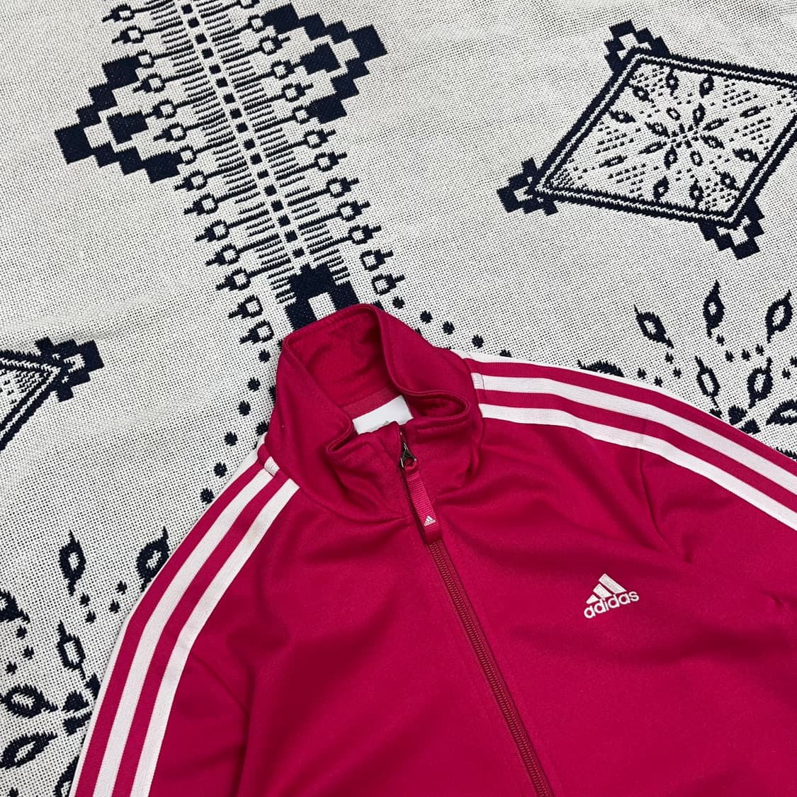 아디다스 로고 삼선 져지 자켓 상품이미지3