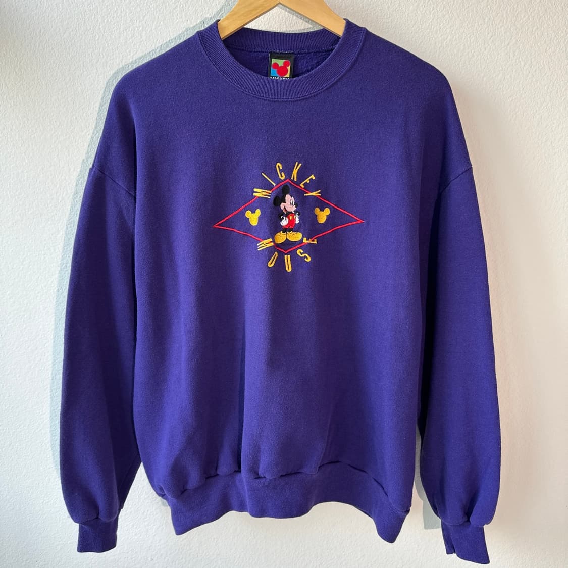 90's 빈티지 벨바쉰 미키 언리미티드 맨투맨 상품이미지1