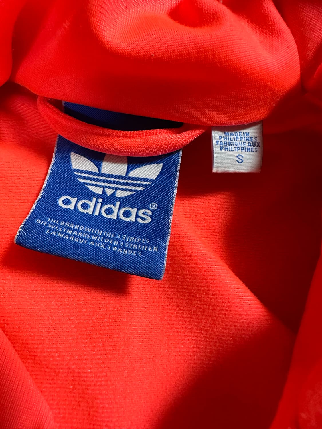 아디다스 파이어버드 형광 핑크 져지 트랙탑 Y2K 상품이미지2