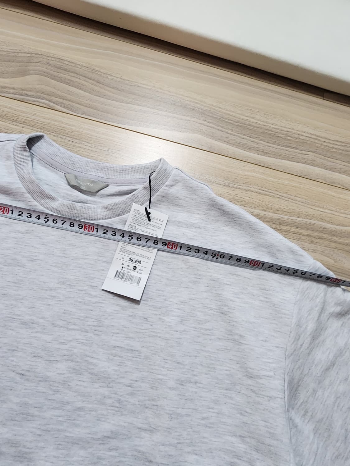 프로젝트엠맨투맨티셔츠라이트그레이105 상품이미지6