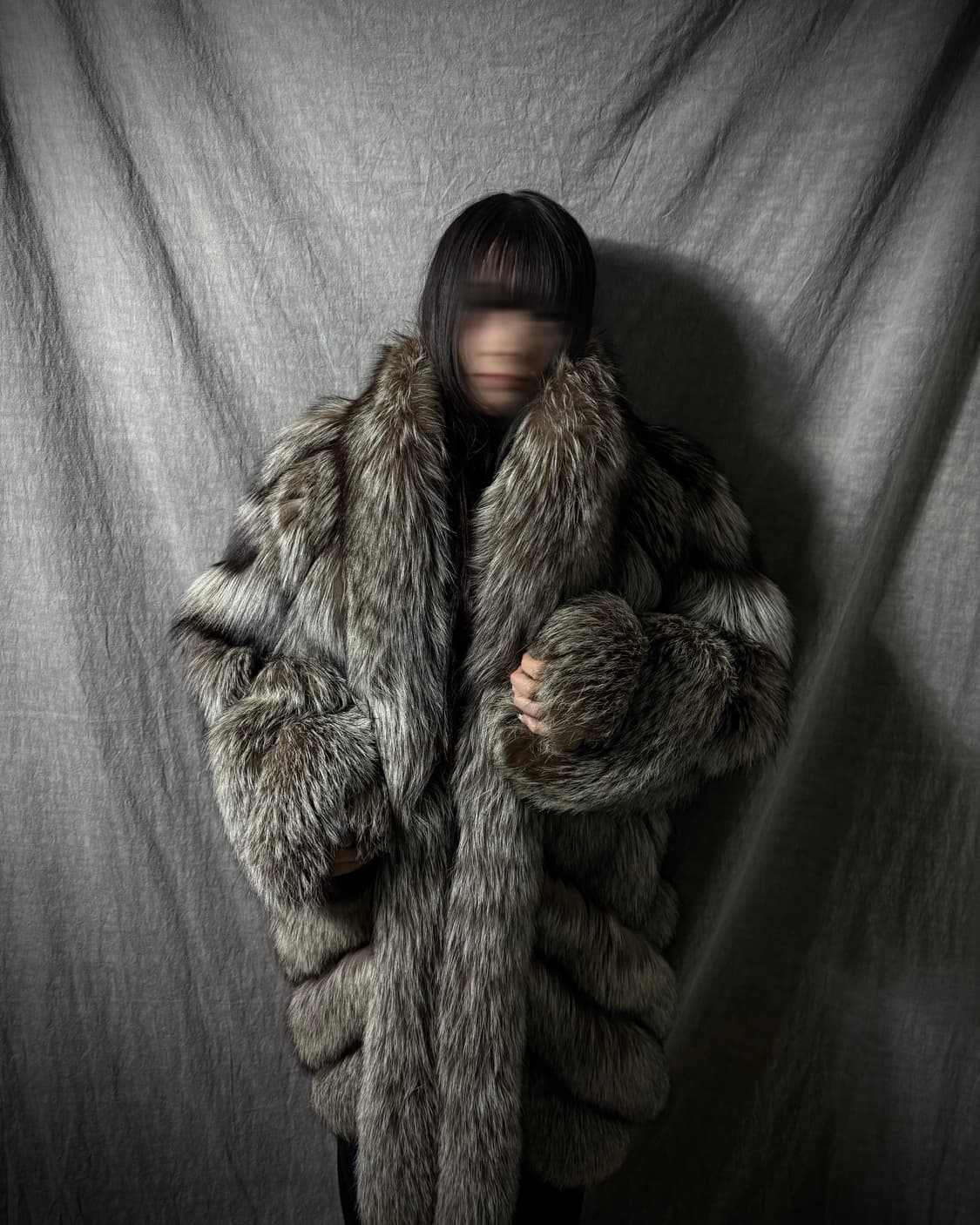 사가폭스 퍼 코트 상품이미지1