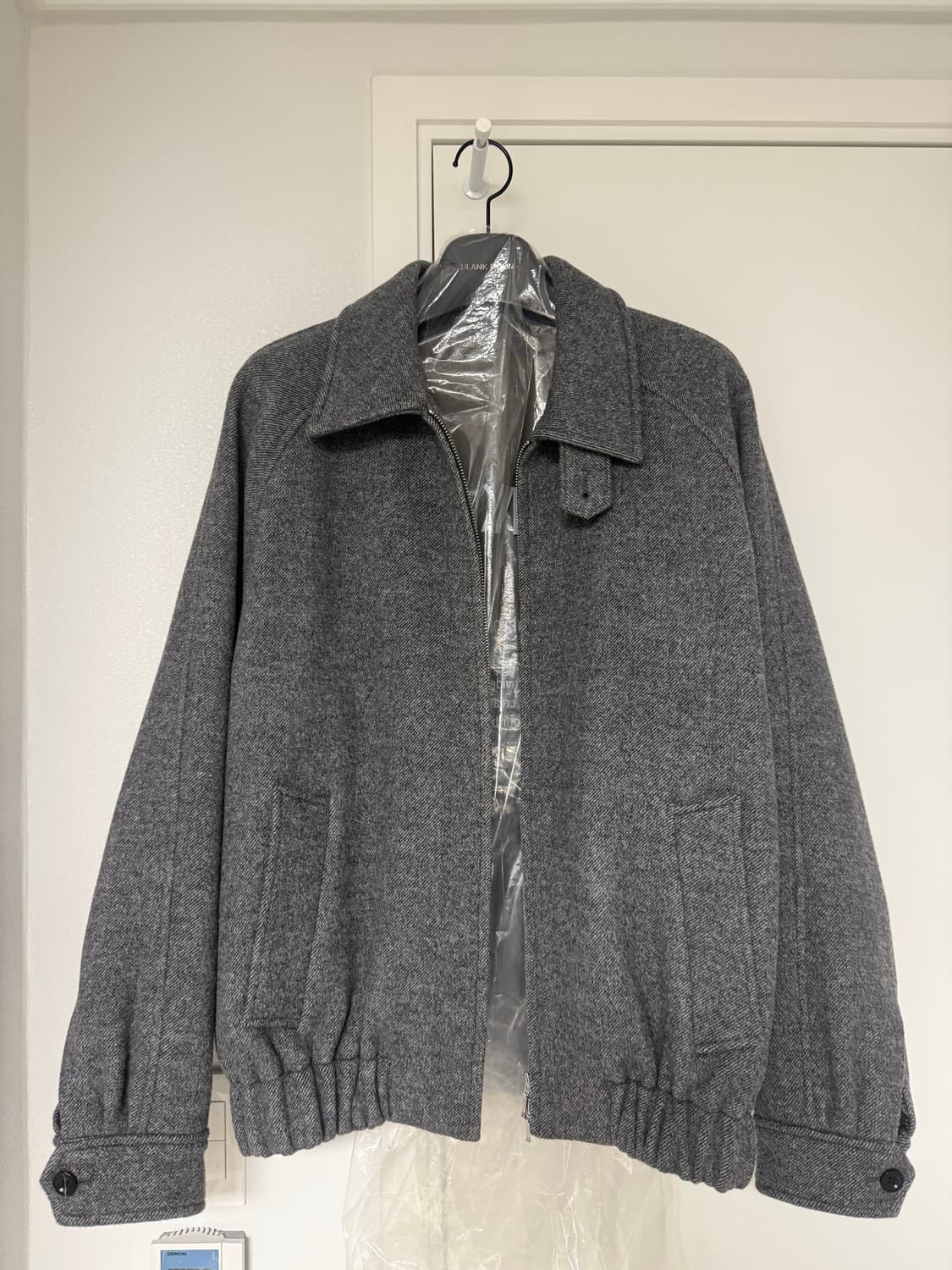 블랭크룸 울 스윙탑 블루종_MELANGE GRAY 2사이즈 상품이미지3