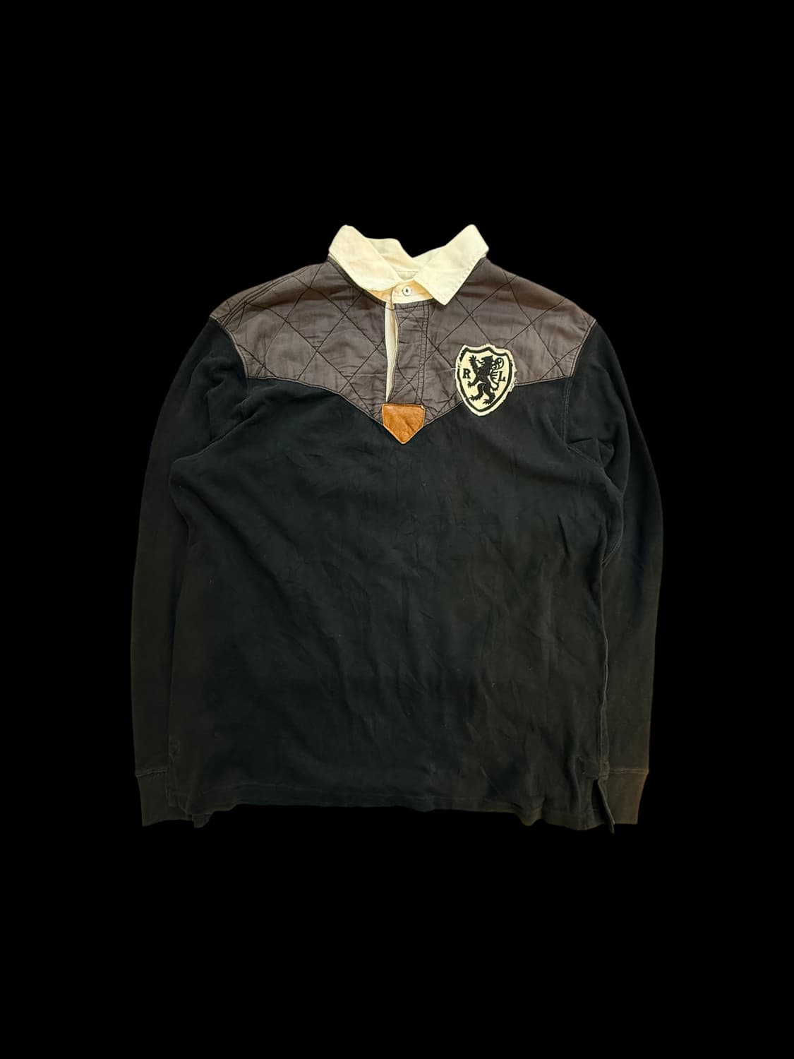 폴로 랄프로렌 퀼팅 숄더 럭비 셔츠 상품이미지2